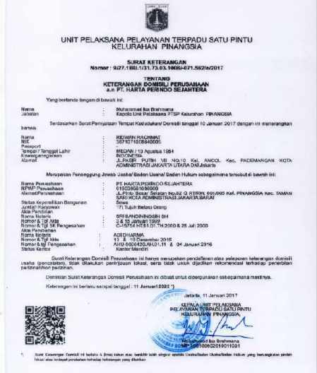 SKDP — Keterangan Domisili
